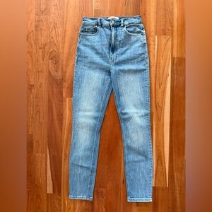 Reformation Harper ultra high-rise skinny jeans. Size 25-26